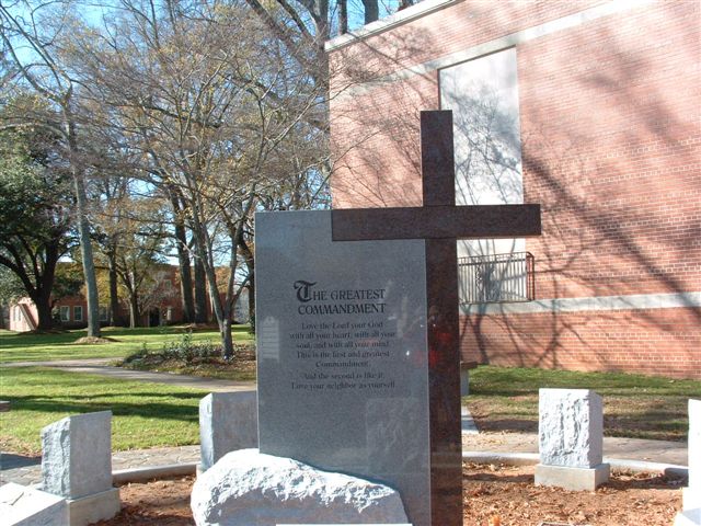 10 Commandments stone