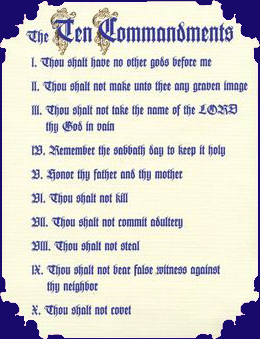 Catholic Ten Commandments